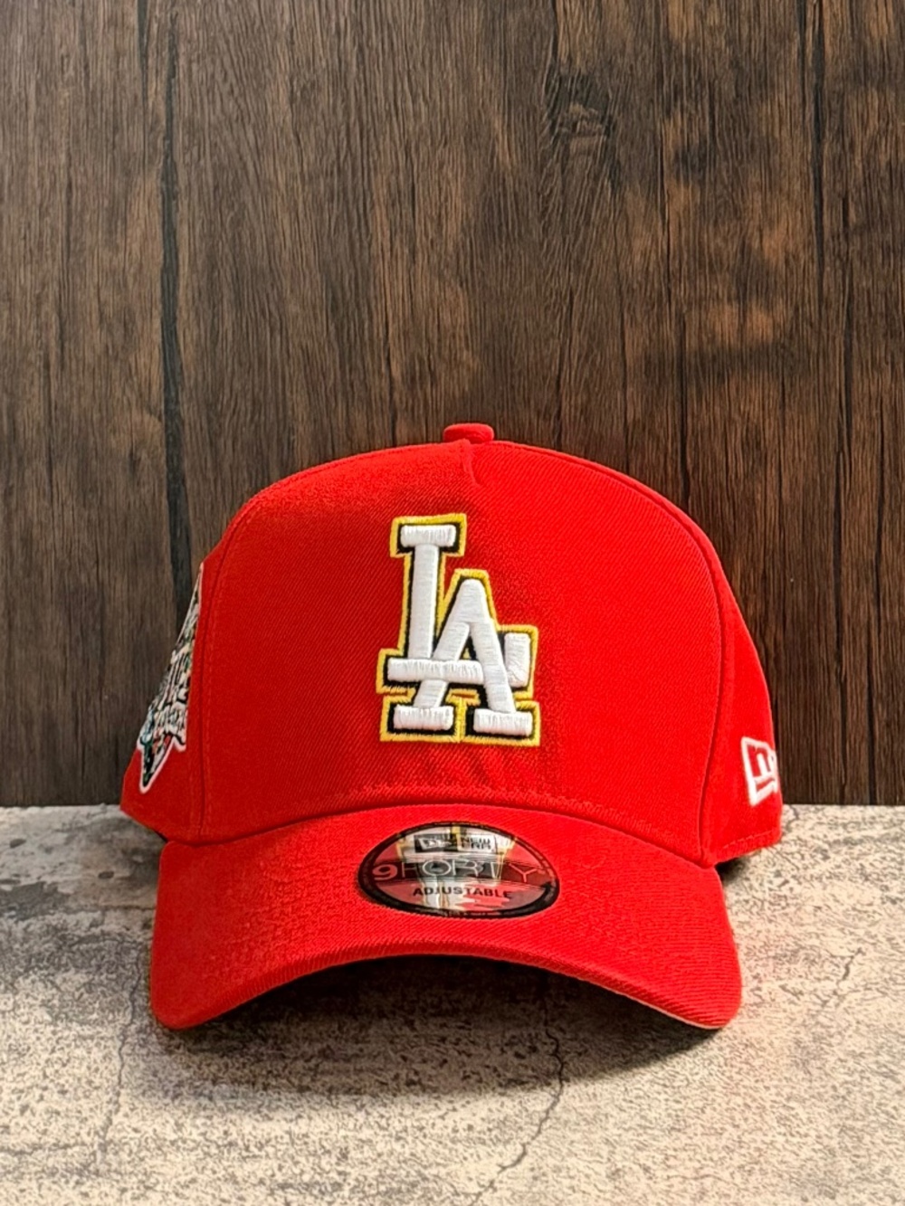 New Era 9FORTY A-Frame LA Dodgers Viva Los Dodgers Red Snapback OSFA